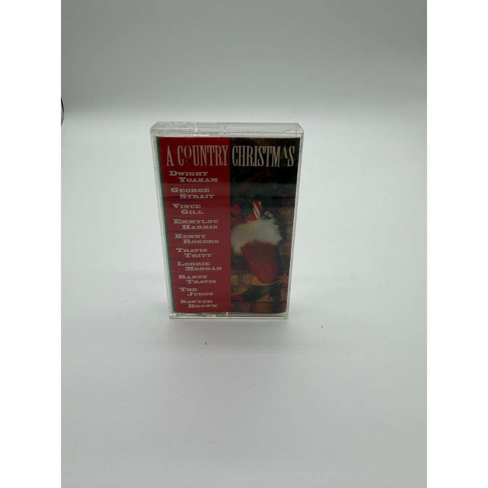 A Country Christmas Cassette Tape 1994 Warner Special Products George Strait 90s